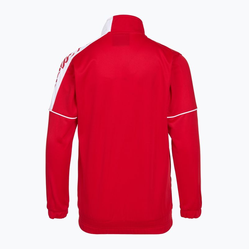 Kinder-Trainingssweatshirt Mizuno Knitted Track red 2