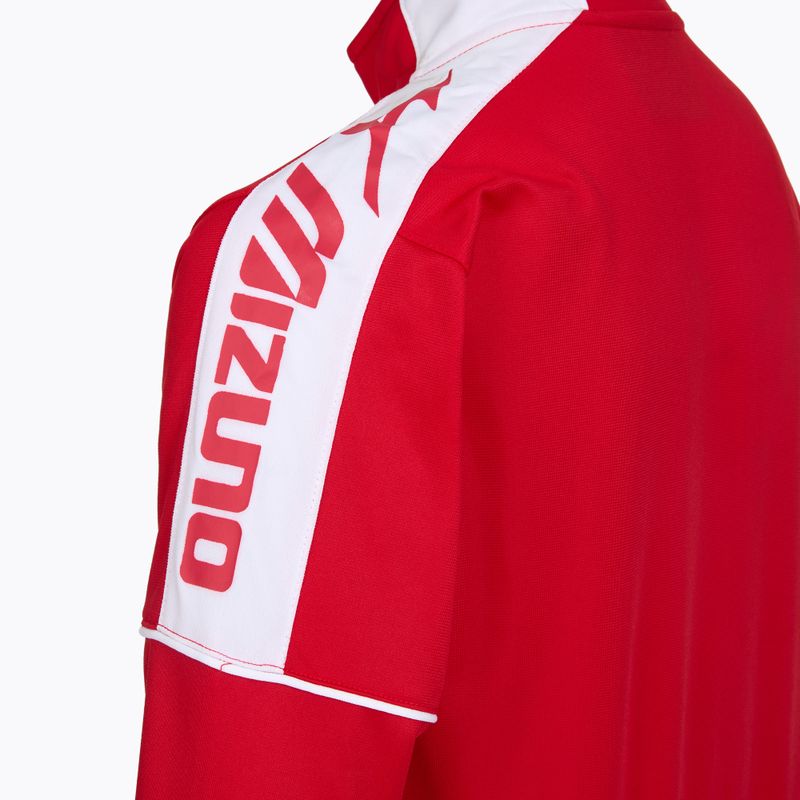 Kinder-Trainingssweatshirt Mizuno Knitted Track red 3