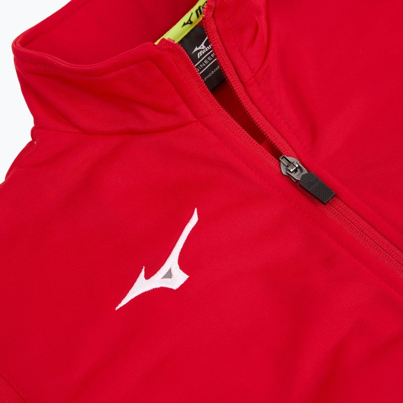 Kinder-Trainingssweatshirt Mizuno Knitted Track red 4