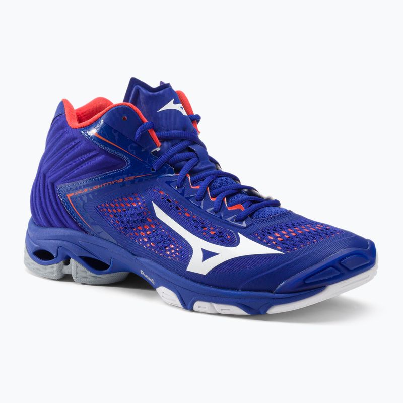 Herren Volleyballschuhe Mizuno Wave Lightning Z5 Mid blau V1GA190500