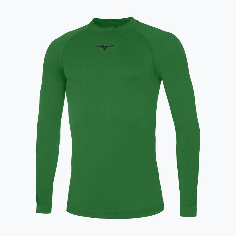 Lauf-Langarmshirt für Herren Mizuno Core Underwear green/black