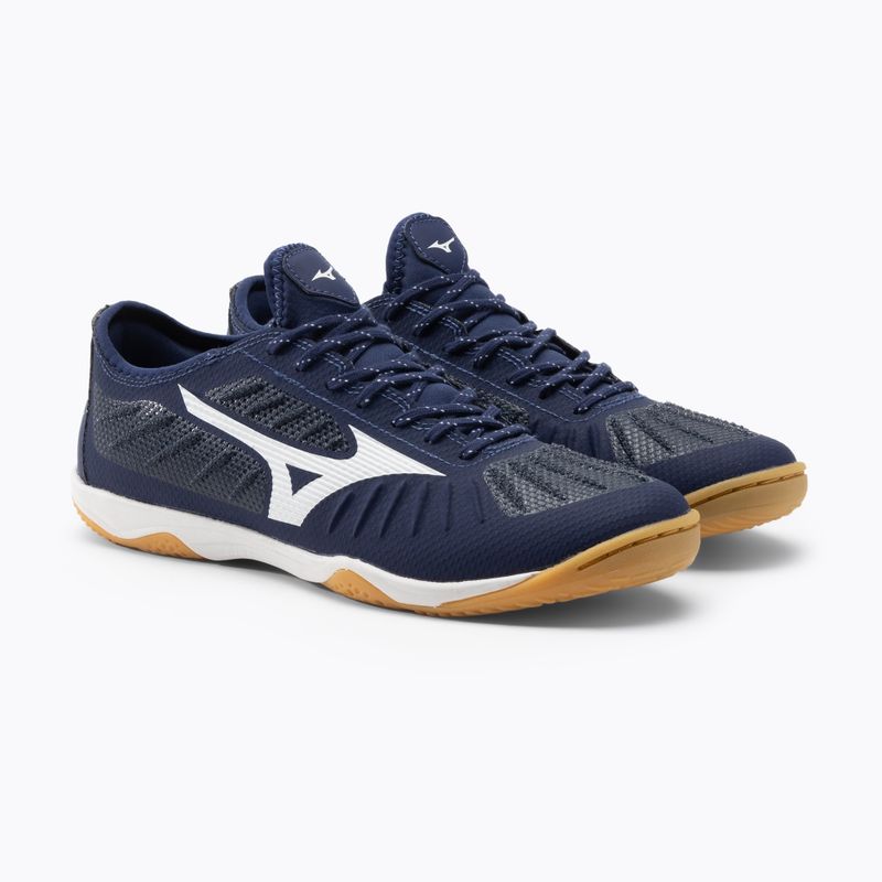 Mizuno Rebula Sala Elite IN Herren Fußballschuhe navy blau Q1GA202001 5