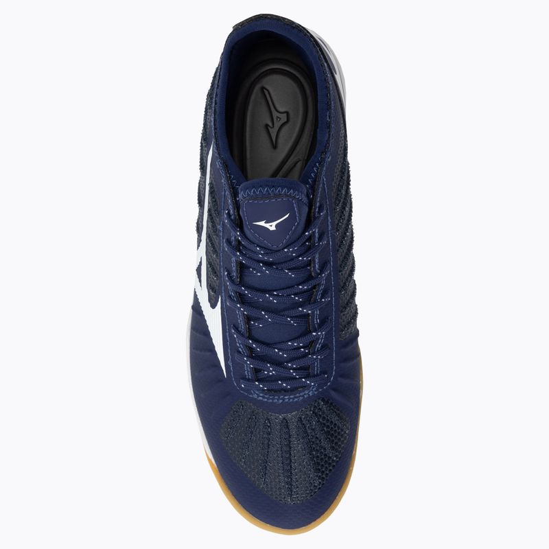 Mizuno Rebula Sala Elite IN Herren Fußballschuhe navy blau Q1GA202001 6