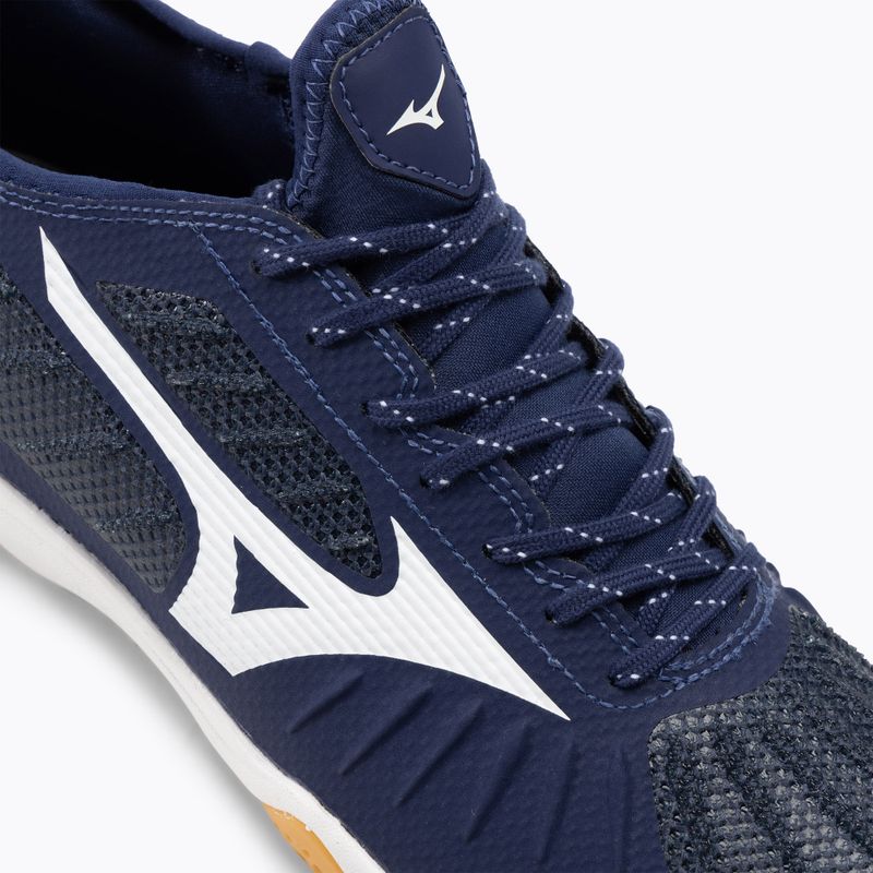 Mizuno Rebula Sala Elite IN Herren Fußballschuhe navy blau Q1GA202001 7