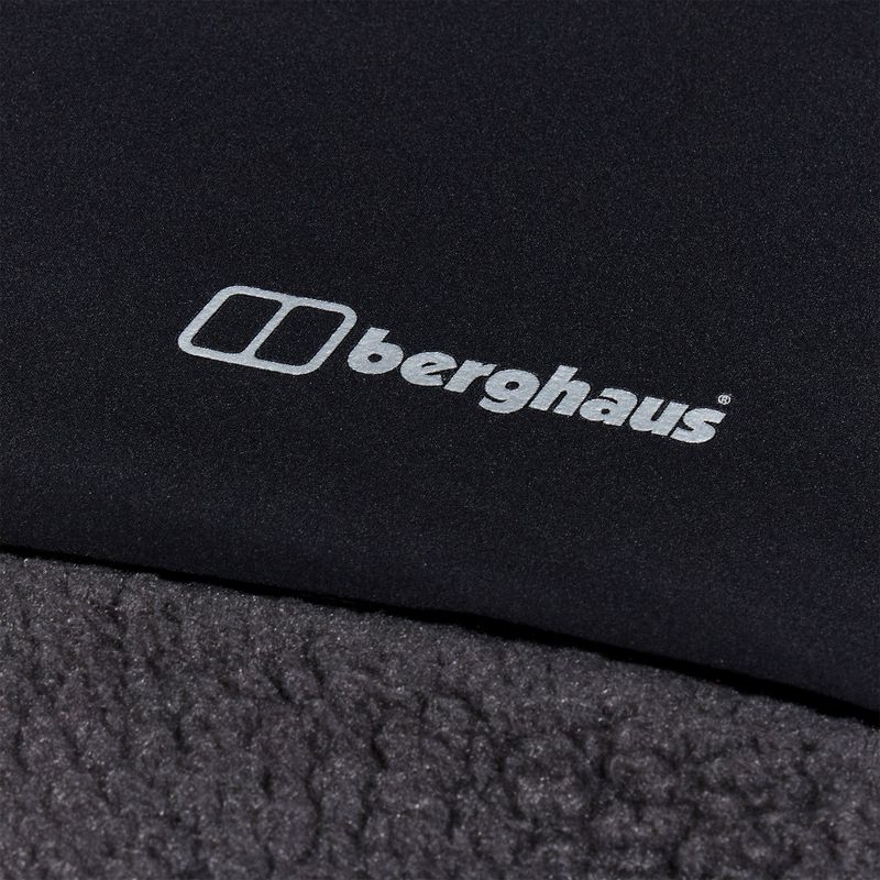 Herren Berghaus Syker AM grau Nadelstreifen/Jet schwarz Fleece-Sweatshirt 9