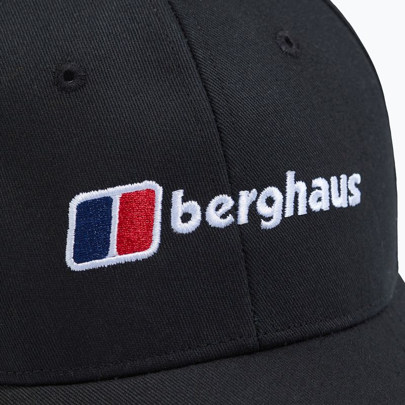 Berghaus Logo Recognition Baseballkappe schwarz/schwarz 3