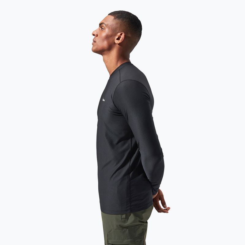Herren Berghaus 24/7 Basecrew Longsleeve schwarz/schwarz