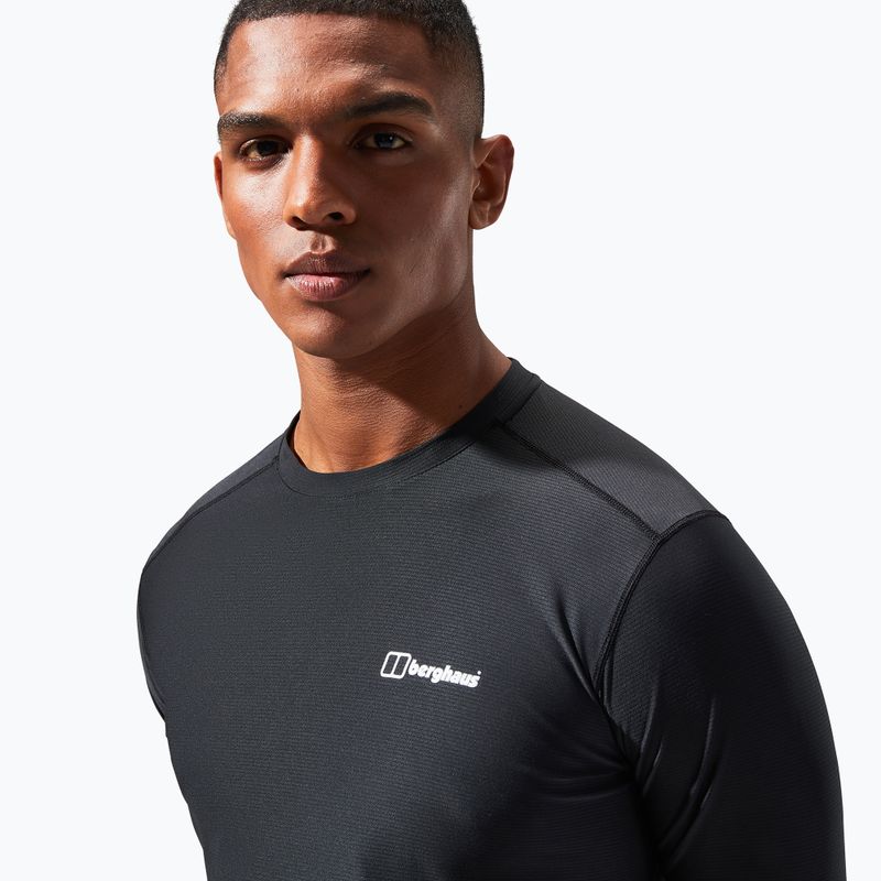 Herren Berghaus 24/7 Basecrew Longsleeve schwarz/schwarz