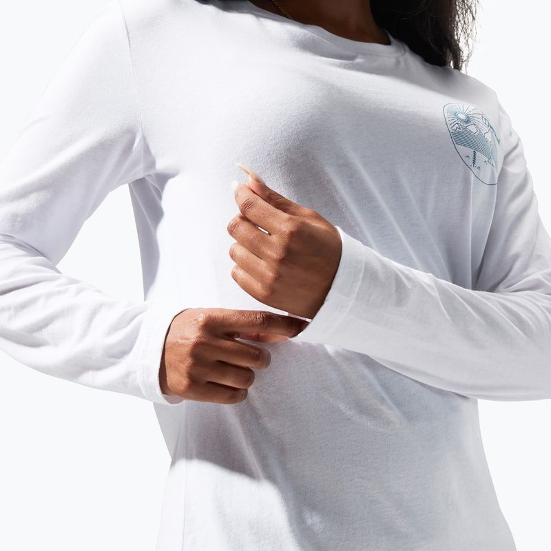 Damen-Langarmshirt Berghaus Linear Landscape reinweiß