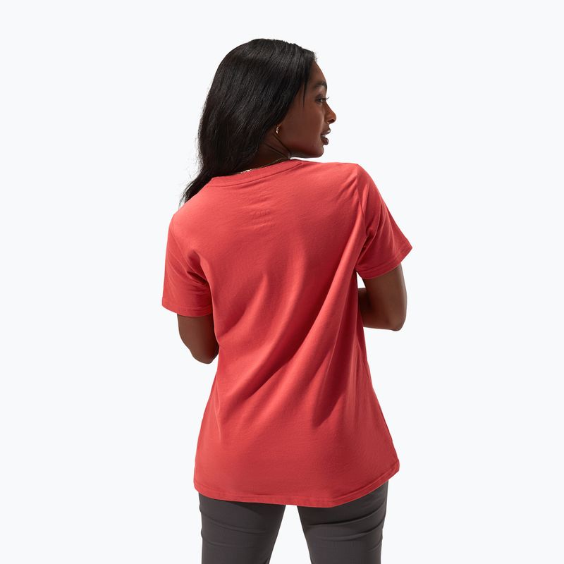 Berghaus Linear Landscape Bratapfel T-Shirt für Frauen 3