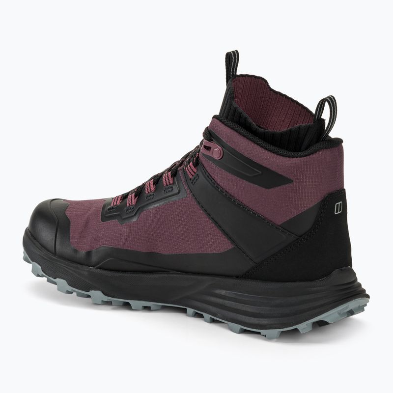 Damen Wanderschuhe Berghaus Vc22 Mid GTX wein/schwarz 3