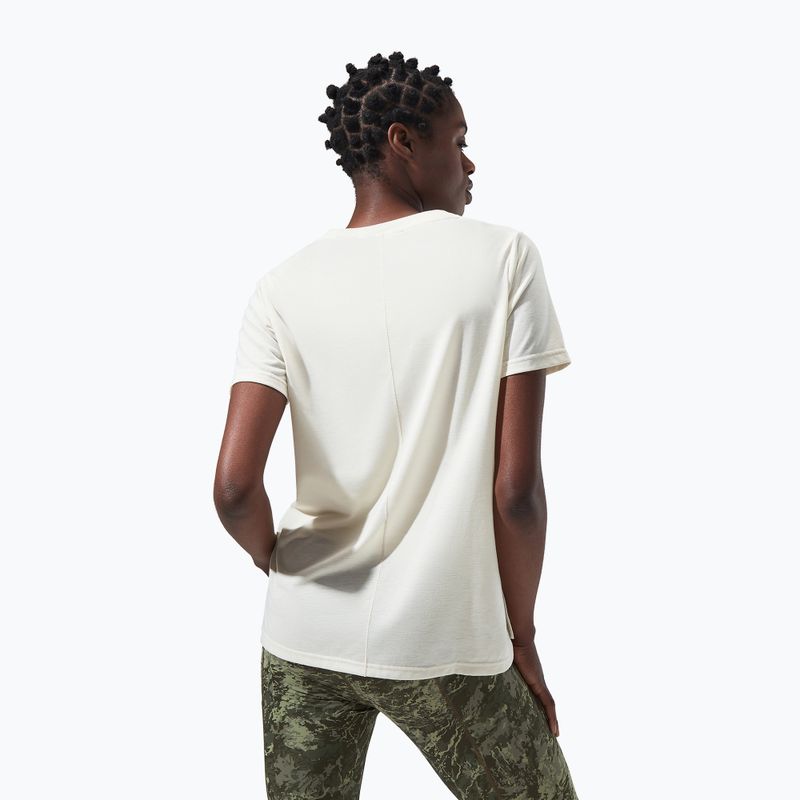 Damen-Trekking-T-Shirt Berghaus Relaxed Tech Super Stretch Knochen weiß