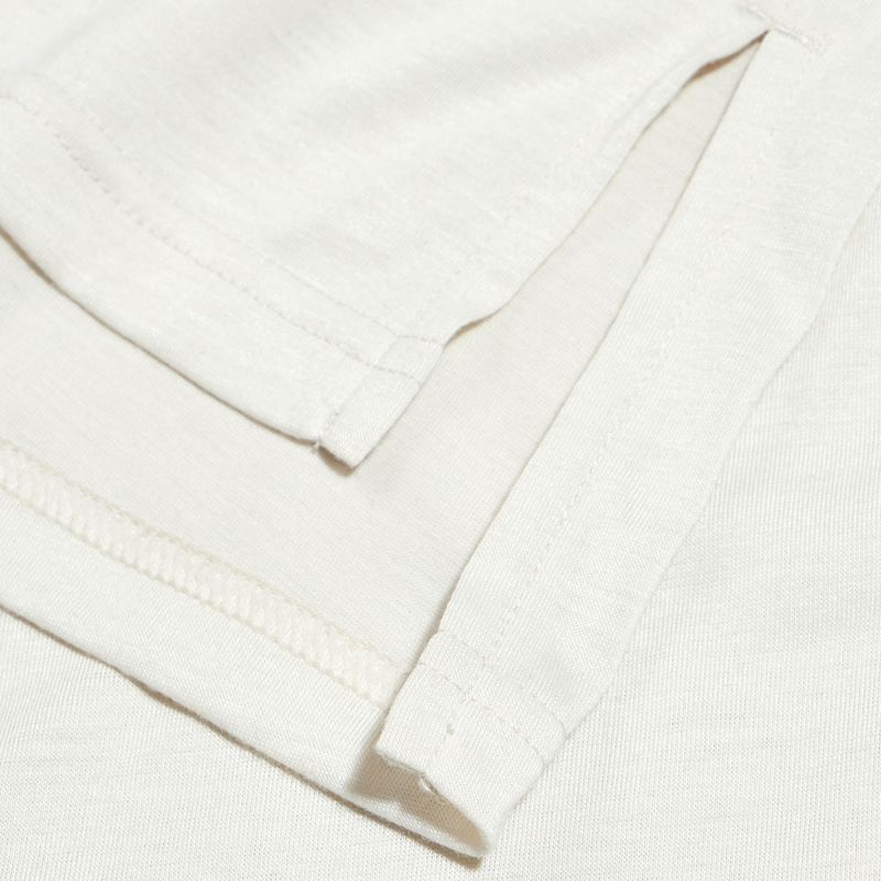 Damen-Trekking-T-Shirt Berghaus Relaxed Tech Super Stretch Knochen weiß