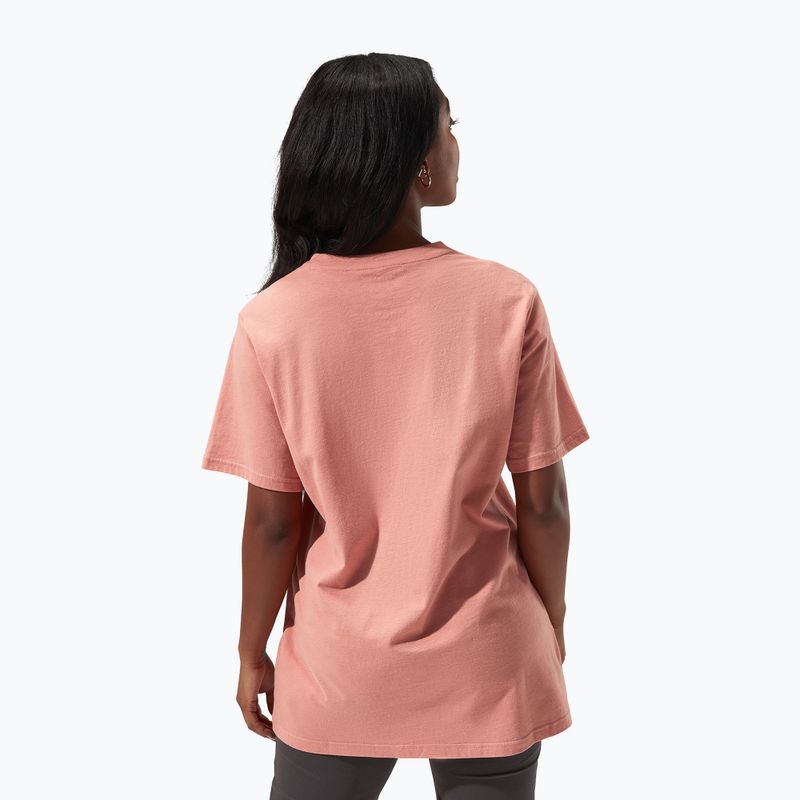 Berghaus Boyfriend Logo-T-Shirt für Frauen in der Dämmerung