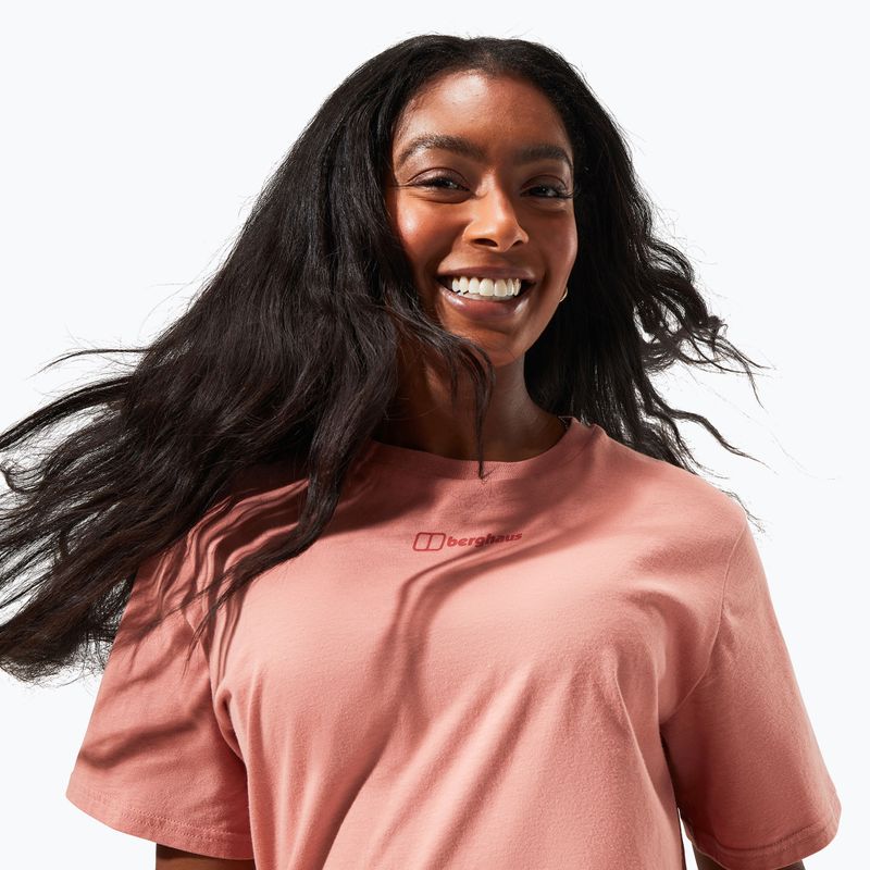 Berghaus Boyfriend Logo-T-Shirt für Frauen in der Dämmerung