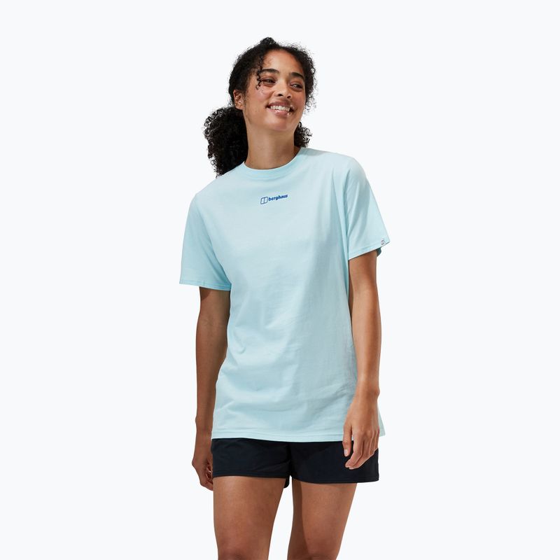 Damen Berghaus Boyfriend Dolomites T-Shirt eisblau