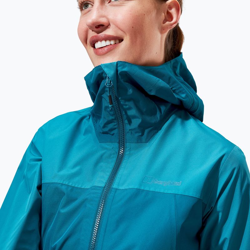 Berghaus Deluge Pro 3.0 deep ocean/jungle jewel Damen Regenjacke 4