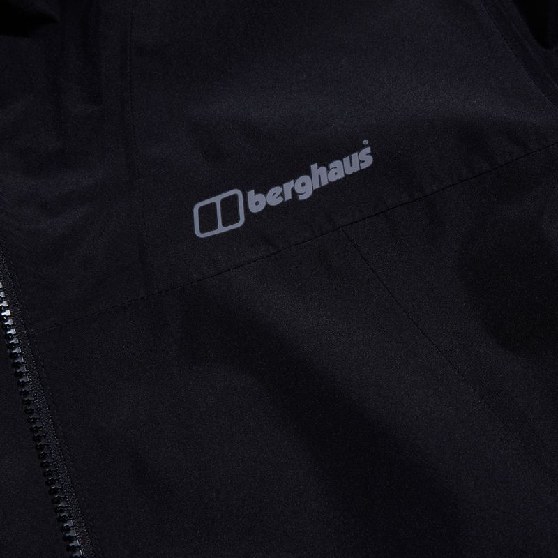 Herren Berghaus Deluge Pro 3.0 Regenjacke schwarz/schwarz 9