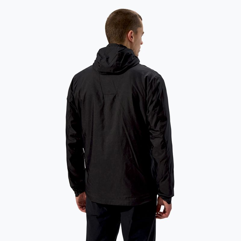 Herren Berghaus Alpha Resist-Air Windjacke schwarz/schwarz 3