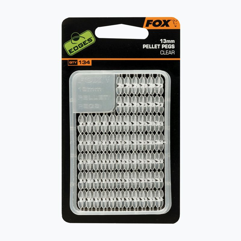 Fox Edges Pellet Pegs 13 mm 2 Stück transparent CAC520