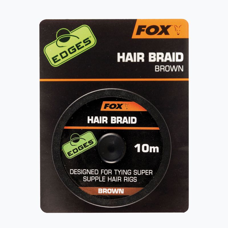 FOX Edges Haar Zopf braun Karpfen Zopf CAC565