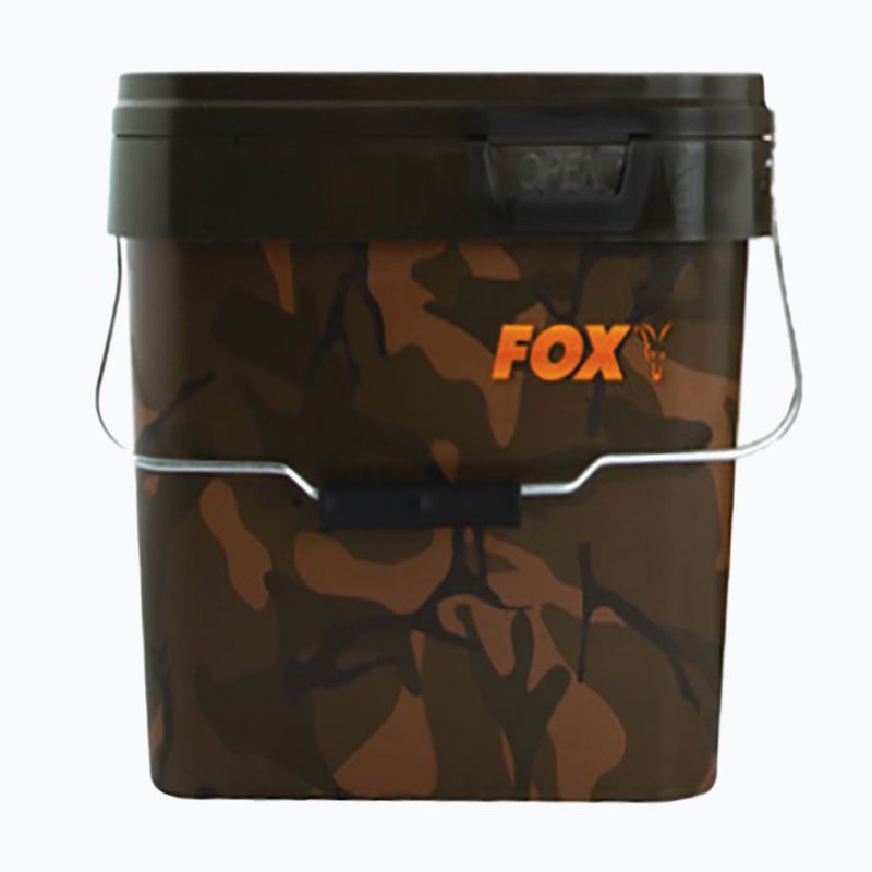 Fox International Square 17 l Tarnfarbener Eimer