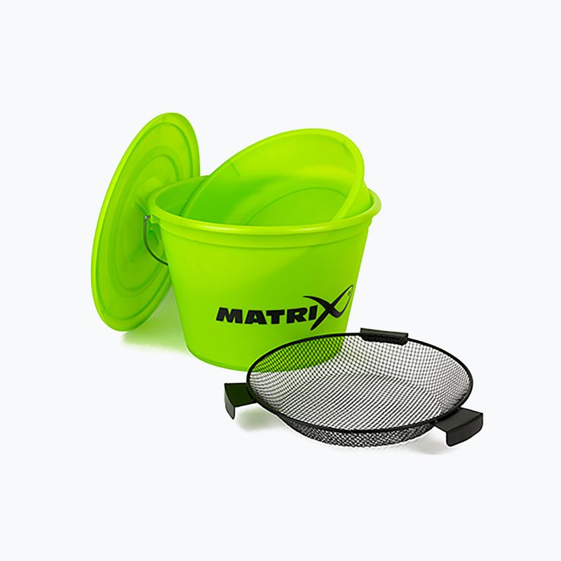 Matrix Eimer Set Inc Tray und Riddle Angeln Eimer grün GBT020 2