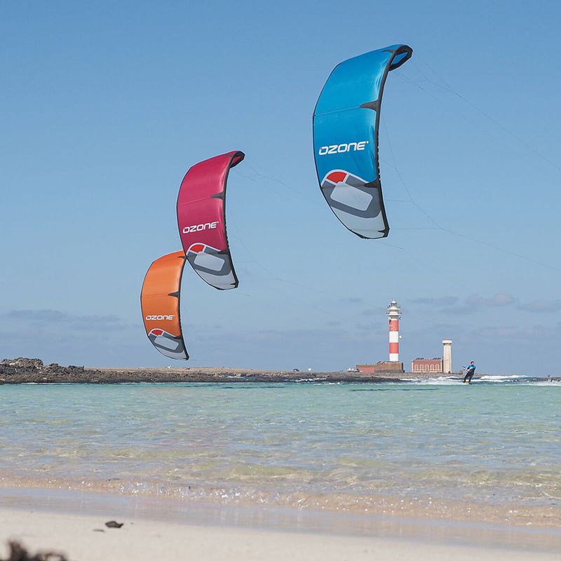 Kitesurfing drache Ozone Zephyr V7 gelb ZV7K17YW 6