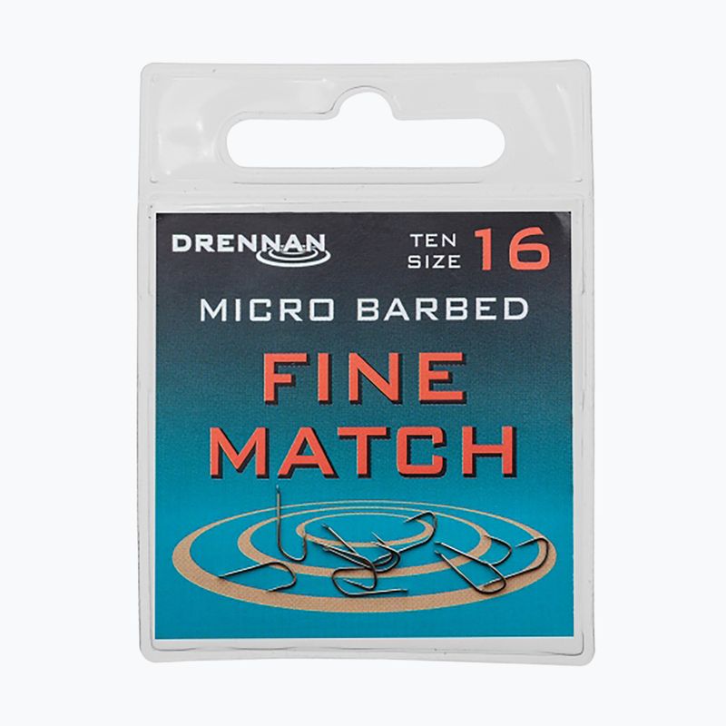 Drennan Fine Match Haken schwarz HSFMTM024