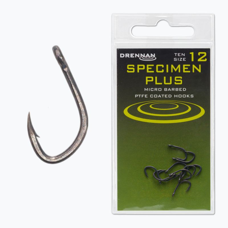 Drennan Specimen Plus Haken schwarz HESPPM012