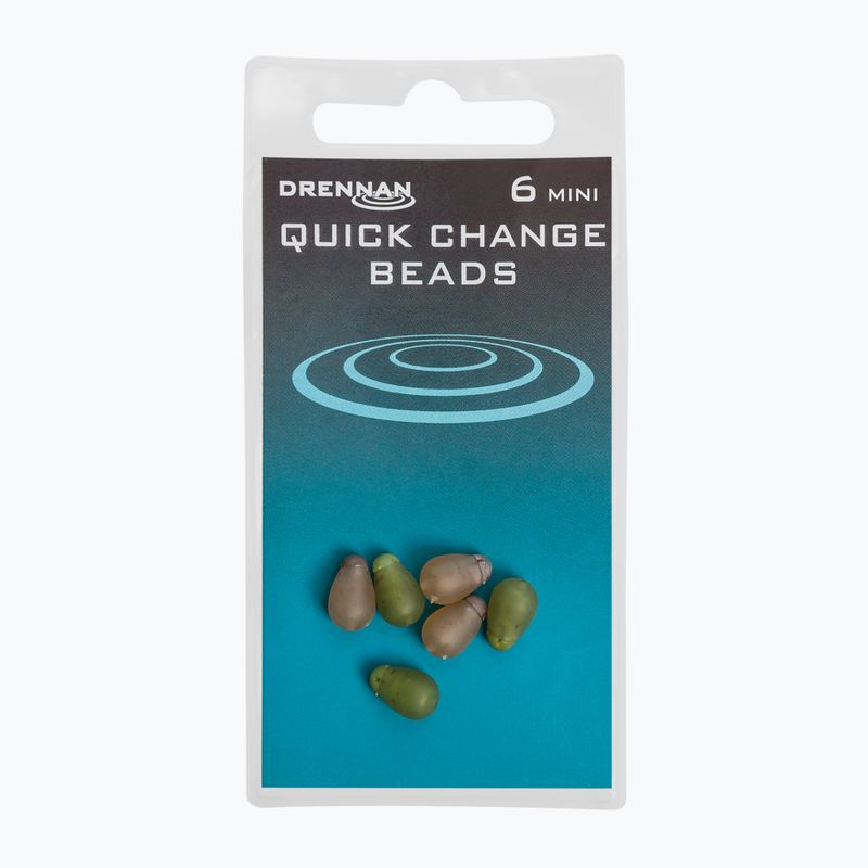 Drennan Quick Change Beads Vorspannverbinder 6 Stück braun TGQCB002
