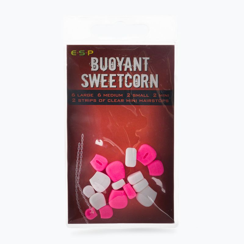 ESP Buoyant Sweetcorn rosa und weiß Kunstköder ETBSCPW007