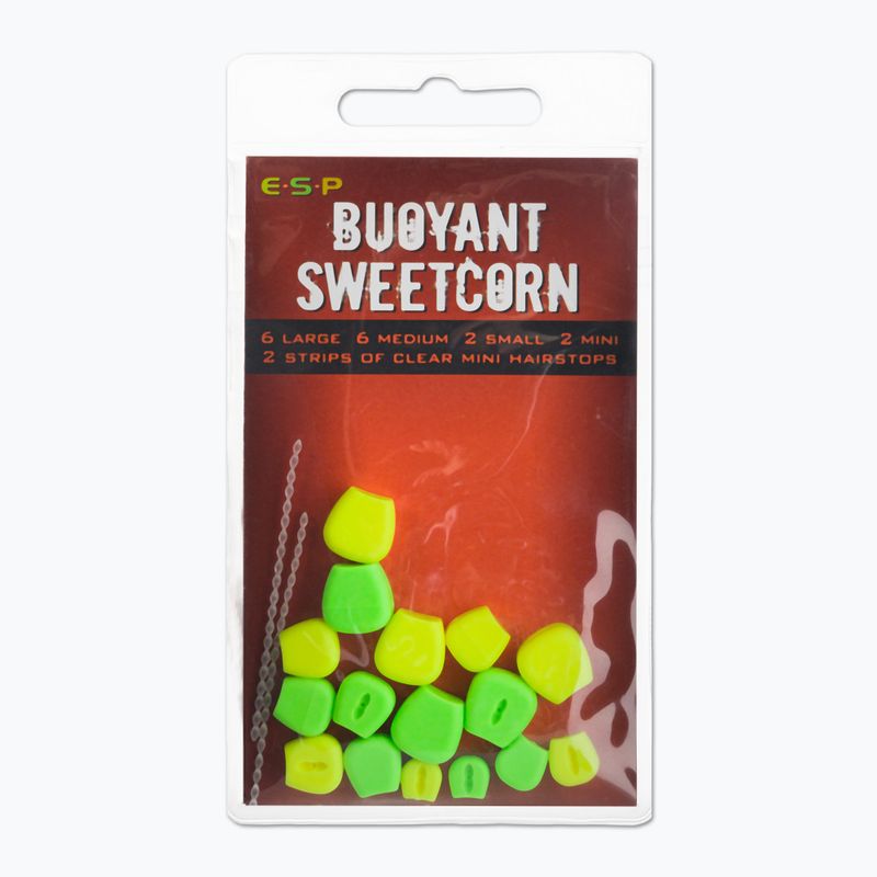 ESP Buoyant Sweetcorn grün und gelb Kunstmais Köder ETBSCGY005 2