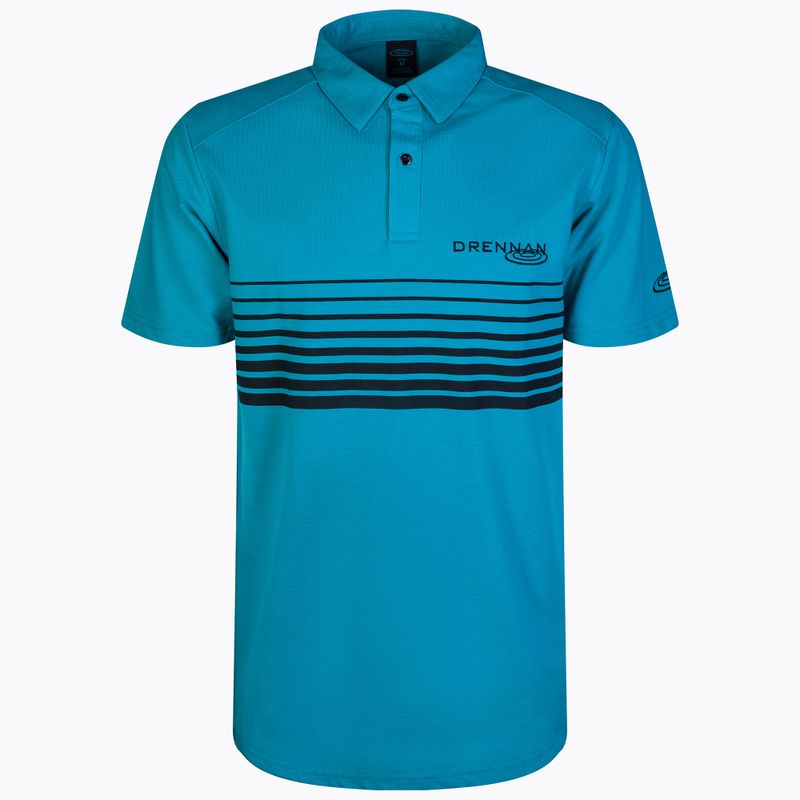 Herren-Angelhemd Drennan Aqua Line Polo blau CSDAP205