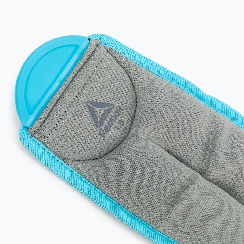 Reebok Handgelenk Gewichte 2 x 1 kg grau RAWT-11071BL 3