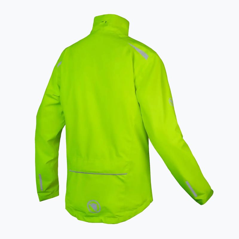 Fahrradjacke Herren Endura Hummvee Waterproof hi-viz yellow 2