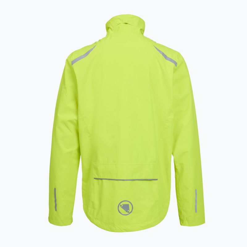 Fahrradjacke Herren Endura Hummvee Waterproof hi-viz yellow 2