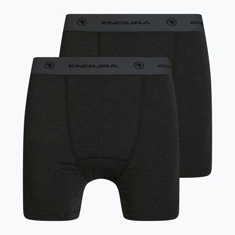Fahrradunterhosen Herren Endura Bike Boxer 2 pary anthracite