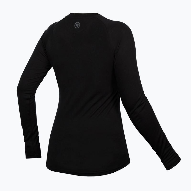 Fahrrad Longsleeve Damen Endura Baabaa Merino W black 2