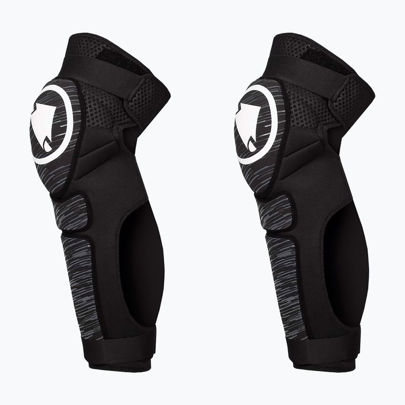 Fahrrad Knieschützer Endura Singletrack II Shin Protector black
