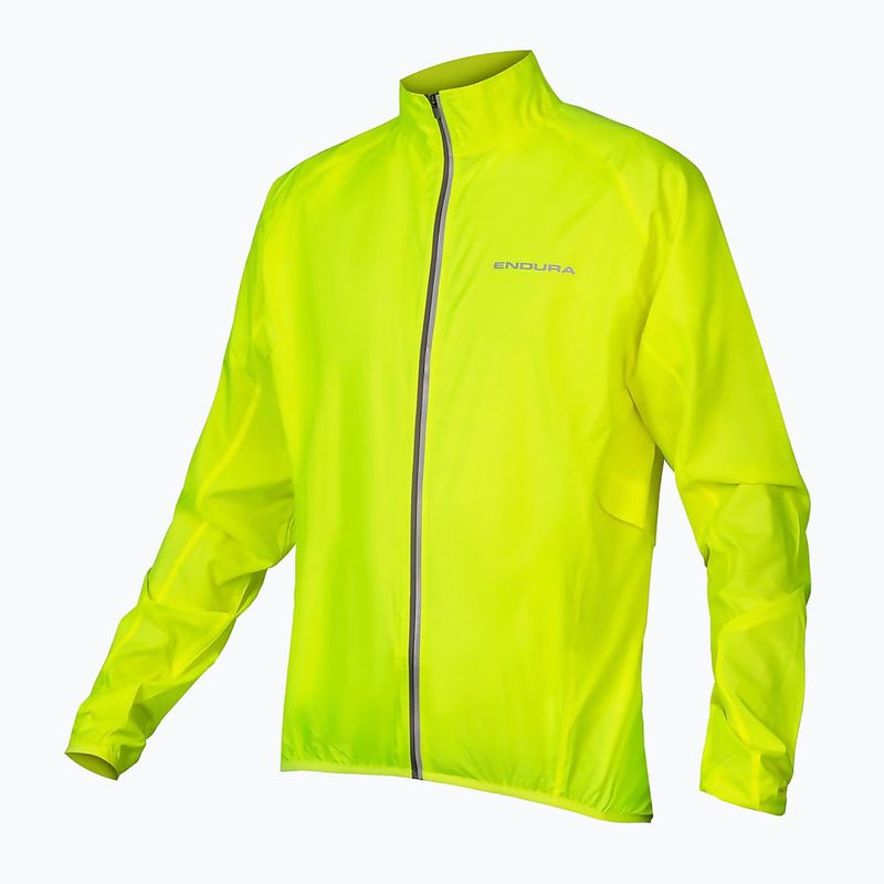 Fahrradjacke Herren Endura Pakajak hi-viz yellow