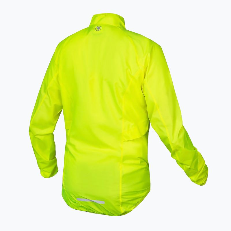 Fahrradjacke Herren Endura Pakajak hi-viz yellow 2