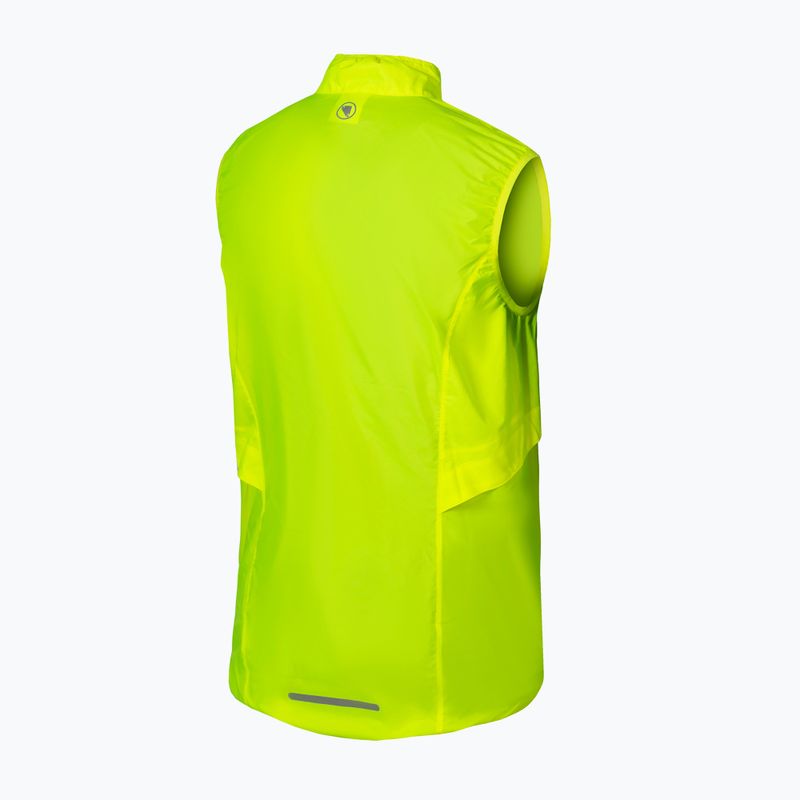 Fahrradweste Herren Endura Pakagilet hi-viz yellow 2