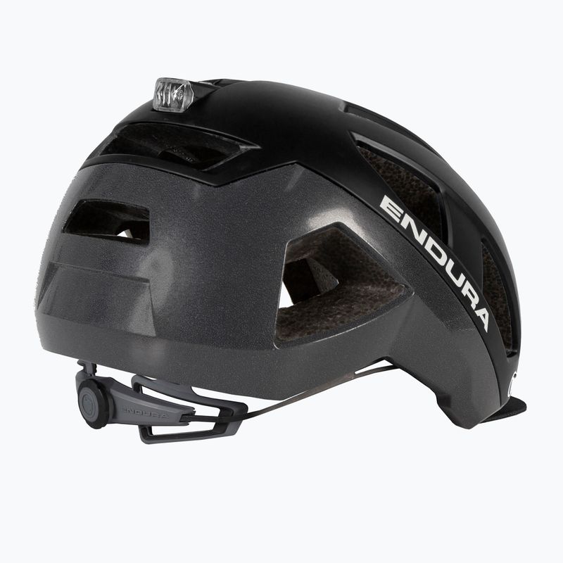 Endura Urban Luminite schwarzer Fahrradhelm 2