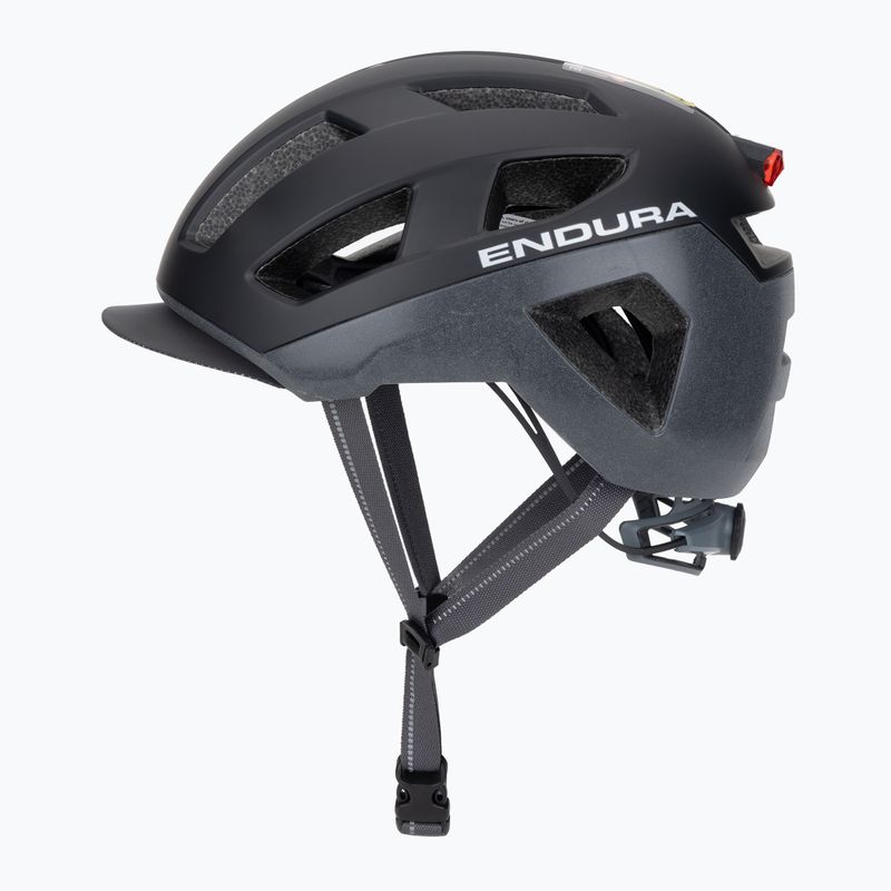 Endura Urban Luminite schwarzer Fahrradhelm 3