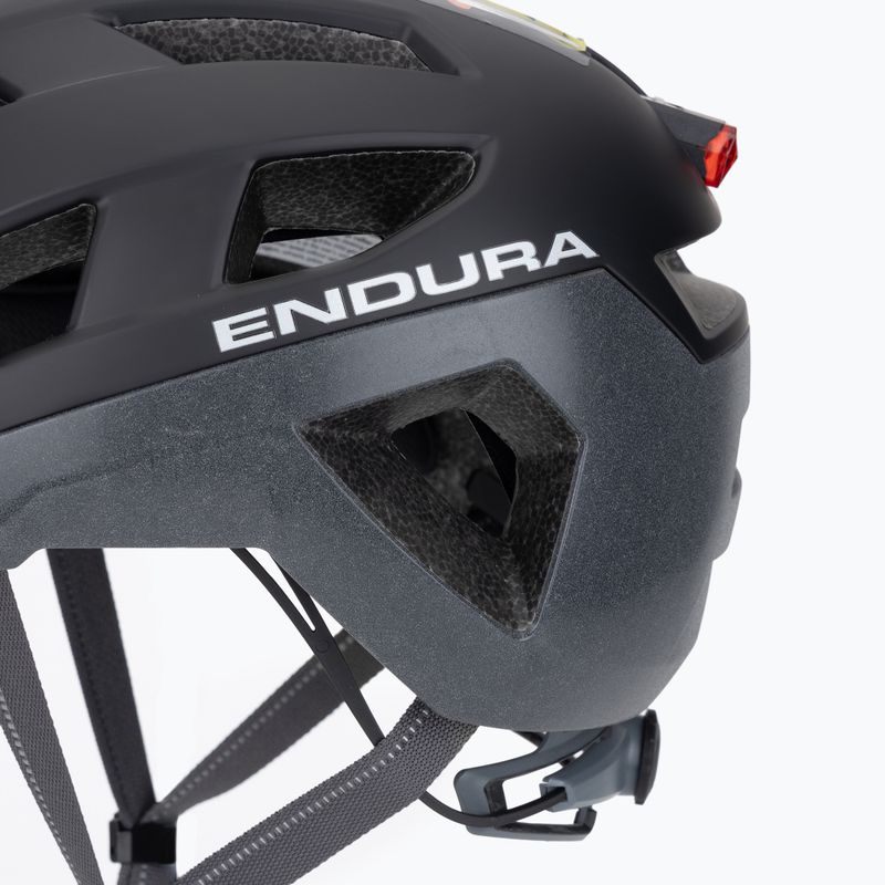 Endura Urban Luminite schwarzer Fahrradhelm 7