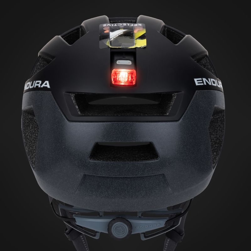 Endura Urban Luminite schwarzer Fahrradhelm 8