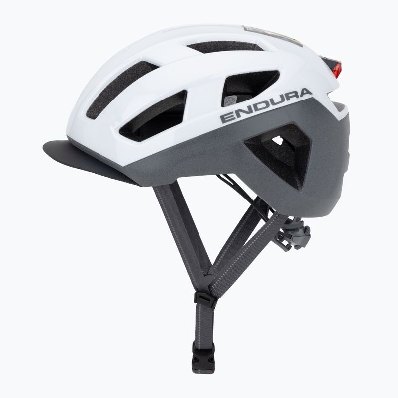 Endura Urban Luminite weißer Fahrradhelm 3