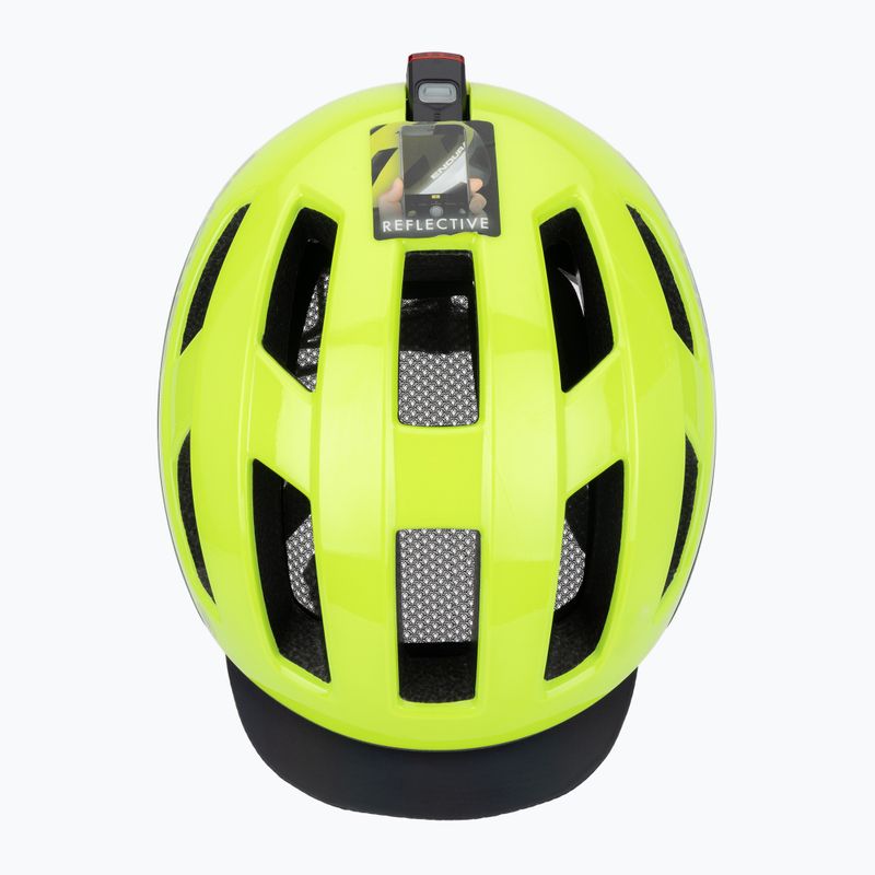 Endura Urban Luminite hi-viz gelb Fahrradhelm 6