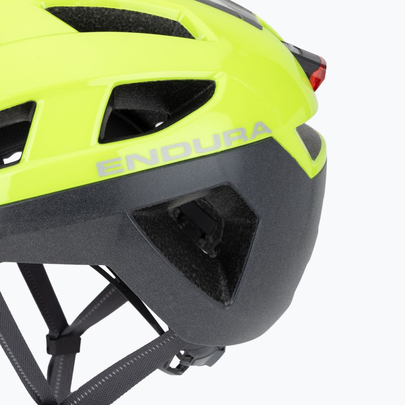 Endura Urban Luminite hi-viz gelb Fahrradhelm 7